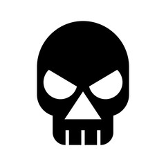 skull icon or logo isolated sign symbol vector illustration - high quality black style vector icons
