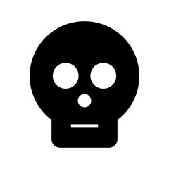 skull icon or logo isolated sign symbol vector illustration - high quality black style vector icons
