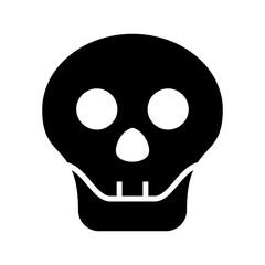skull icon or logo isolated sign symbol vector illustration - high quality black style vector icons
