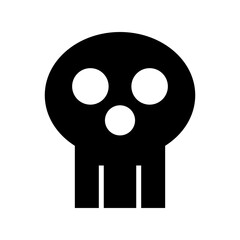 skull icon or logo isolated sign symbol vector illustration - high quality black style vector icons
