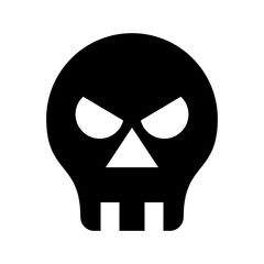 skull icon or logo isolated sign symbol vector illustration - high quality black style vector icons
