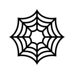 spider web icon or logo isolated sign symbol vector illustration - high quality black style vector icons
