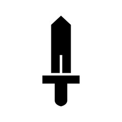 sword icon or logo isolated sign symbol vector illustration - high quality black style vector icons
