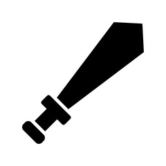 sword icon or logo isolated sign symbol vector illustration - high quality black style vector icons
