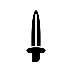 sword icon or logo isolated sign symbol vector illustration - high quality black style vector icons
