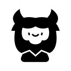 yeti icon or logo isolated sign symbol vector illustration - high quality black style vector icons
