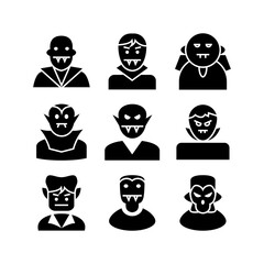 dracula icon or logo isolated sign symbol vector illustration - high quality black style vector icons
