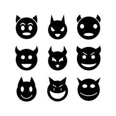 evil icon or logo isolated sign symbol vector illustration - high quality black style vector icons
