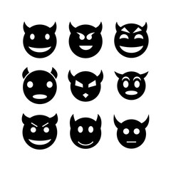 evil icon or logo isolated sign symbol vector illustration - high quality black style vector icons
