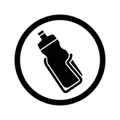 Accessories bicycle or bottle cages icon