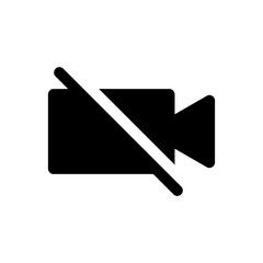 turn off video icon symbol design vector illustration.