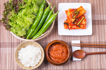 Korean Set Table