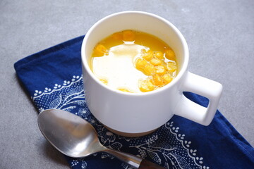 コーンクリームポタージュ