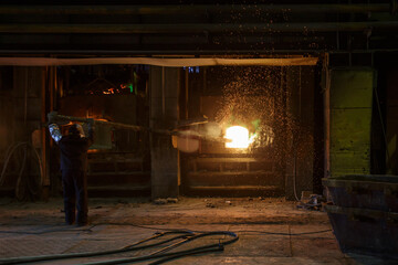 Copper toughening process in gas furnace.