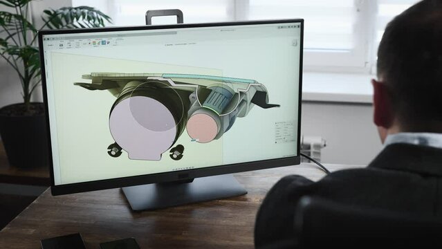 An experienced senior engineer leads the development of structures and parts for the automotive industry.