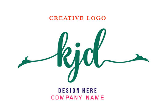 KJD lettering, perfect for company logos, offices, campuses, schools, religious education