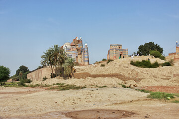 Uch Sharif, Ruins of centuries old Mausoleums close Bahawalpur, Pakistan