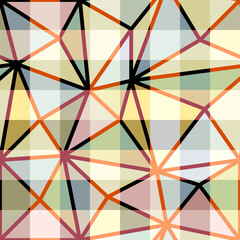 Geometric abstract pattern. Intersection style