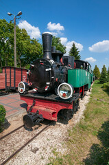 Fototapeta na wymiar Narrow-gauge railway museum in Wenecja