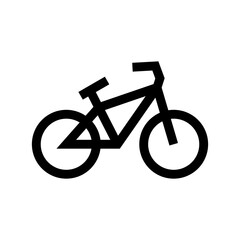 bicycle icon or logo isolated sign symbol vector illustration - high quality black style vector icons
