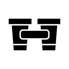 binocular icon or logo isolated sign symbol vector illustration - high quality black style vector icons
