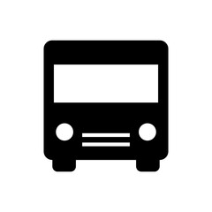 bus icon or logo isolated sign symbol vector illustration - high quality black style vector icons
