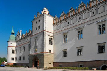 Fototapeta na wymiar Baranow Sandomierski castle, in Subcarphatian Voivodeship, Poland.