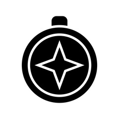 compass icon or logo isolated sign symbol vector illustration - high quality black style vector icons
