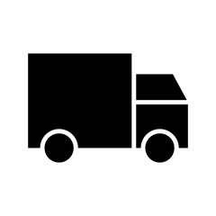 delivery van icon or logo isolated sign symbol vector illustration - high quality black style vector icons
