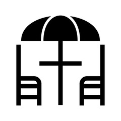 dining table icon or logo isolated sign symbol vector illustration - high quality black style vector icons
