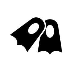 flippers icon or logo isolated sign symbol vector illustration - high quality black style vector icons  © SUPRIYANTO YANTO