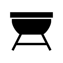 grill icon or logo isolated sign symbol vector illustration - high quality black style vector icons
