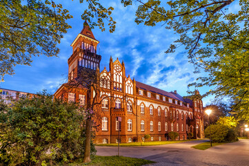 Town hall. Inowroclaw, Kuyavian-Pomeranian Voivodeship, Poland