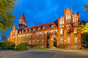 Obraz premium Town hall. Inowroclaw, Kuyavian-Pomeranian Voivodeship, Poland