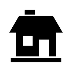 house icon or logo isolated sign symbol vector illustration - high quality black style vector icons

