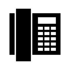 landline icon or logo isolated sign symbol vector illustration - high quality black style vector icons
