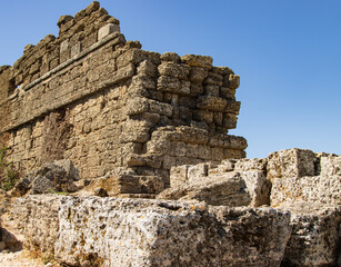 ruins of ancient stone buildings