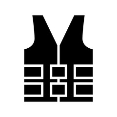 life jacket icon or logo isolated sign symbol vector illustration - high quality black style vector icons
