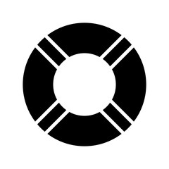 Naklejka premium lifebuoy icon or logo isolated sign symbol vector illustration - high quality black style vector icons 
