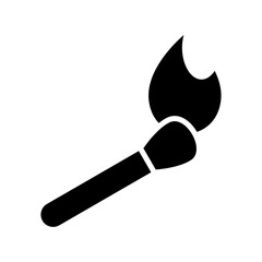 matchstick icon or logo isolated sign symbol vector illustration - high quality black style vector icons
