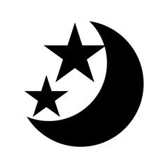 night icon or logo isolated sign symbol vector illustration - high quality black style vector icons
