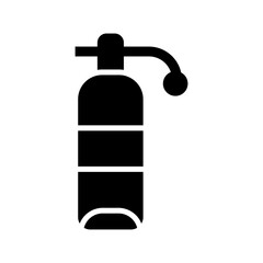 oxygen tank icon or logo isolated sign symbol vector illustration - high quality black style vector icons
