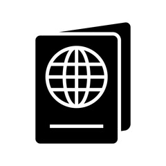 passport icon or logo isolated sign symbol vector illustration - high quality black style vector icons
