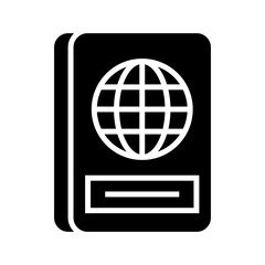 passport icon or logo isolated sign symbol vector illustration - high quality black style vector icons
