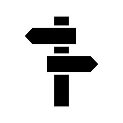 sign post icon or logo isolated sign symbol vector illustration - high quality black style vector icons
