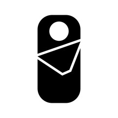 sleeping bag icon or logo isolated sign symbol vector illustration - high quality black style vector icons

