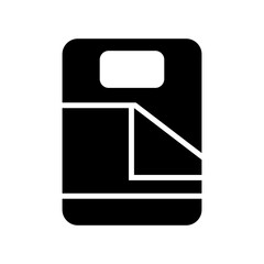 sleeping bag icon or logo isolated sign symbol vector illustration - high quality black style vector icons
