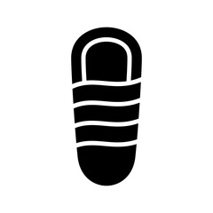 sleeping bag icon or logo isolated sign symbol vector illustration - high quality black style vector icons
