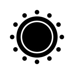 sun icon or logo isolated sign symbol vector illustration - high quality black style vector icons
