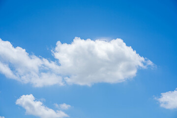 Naklejka na ściany i meble Beautiful cloud and blue sky.